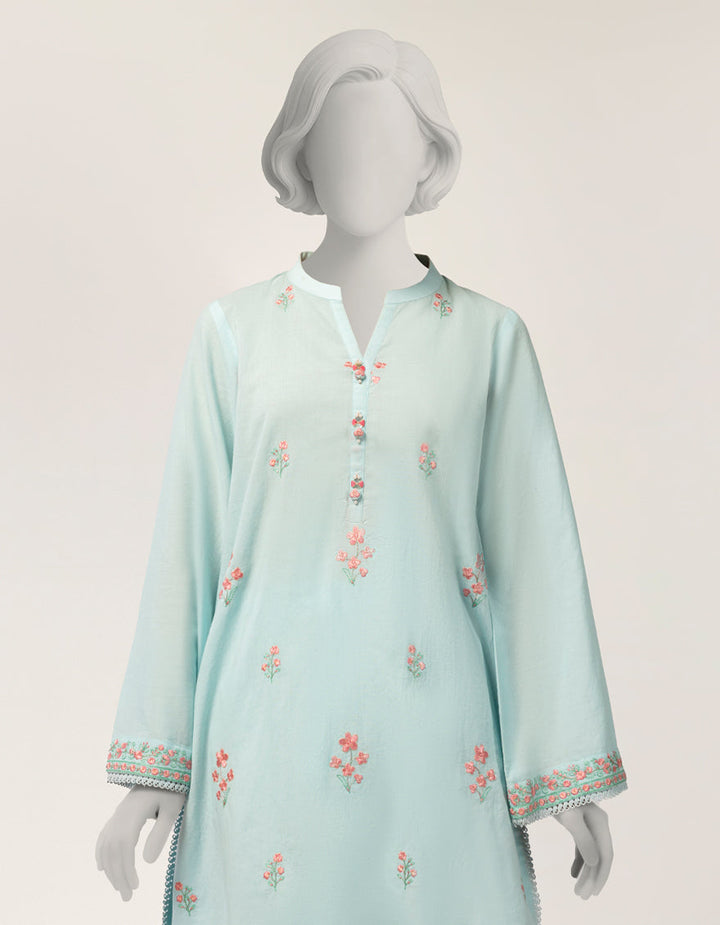Lawn Lilac Stitched Suit - J. Junaid Jamshed