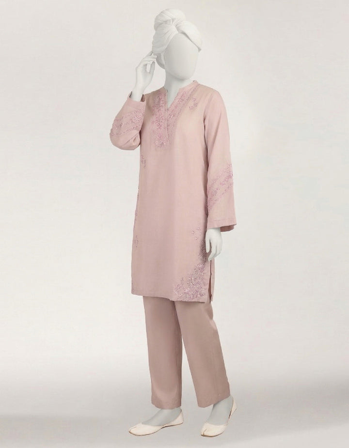 Lawn Lilac Stitched Suit - J. Junaid Jamshed