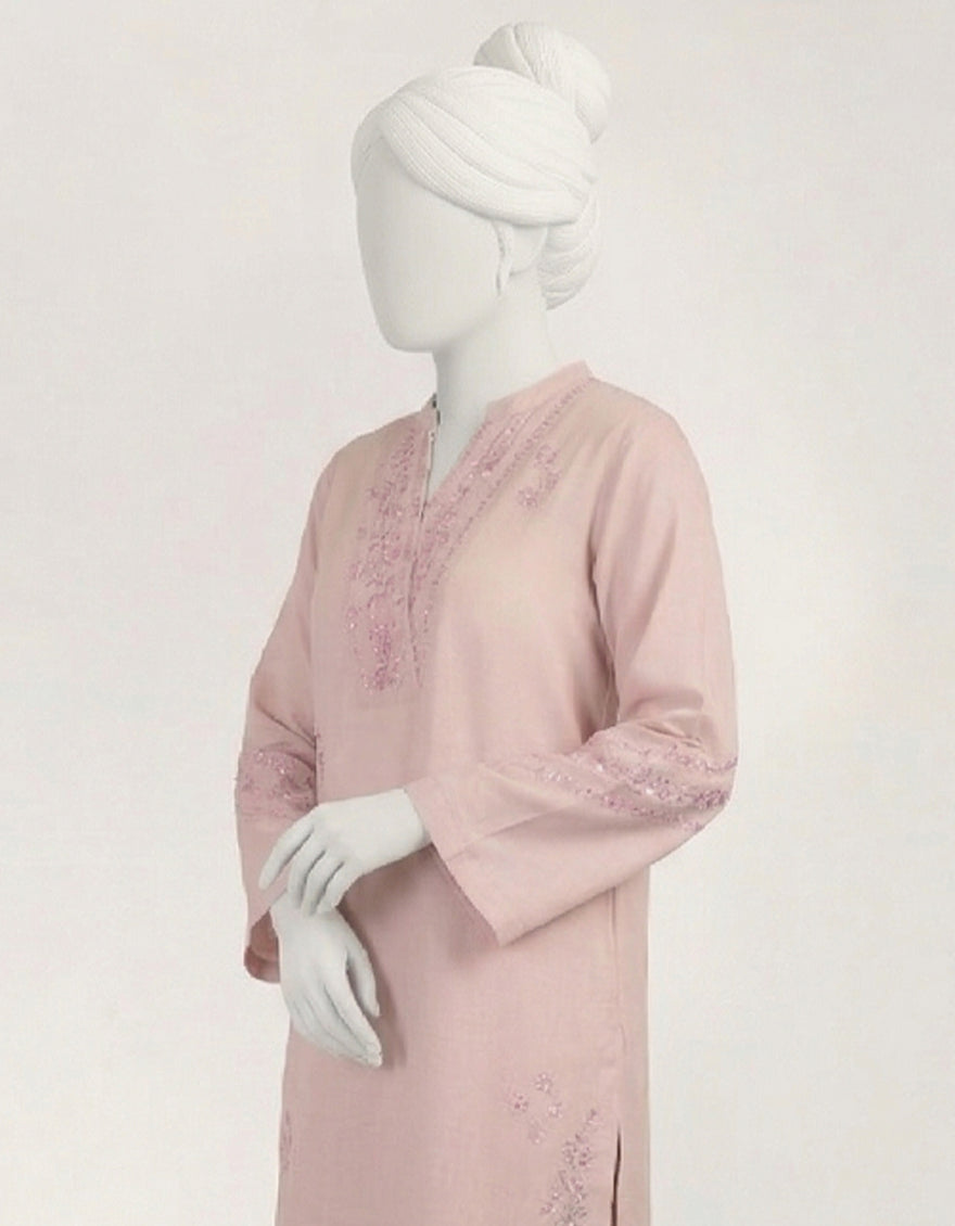 Lawn Lilac Stitched Suit - J. Junaid Jamshed