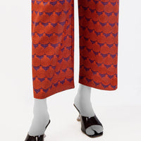 Lawn Orange Trouser - J. Junaid Jamshed
