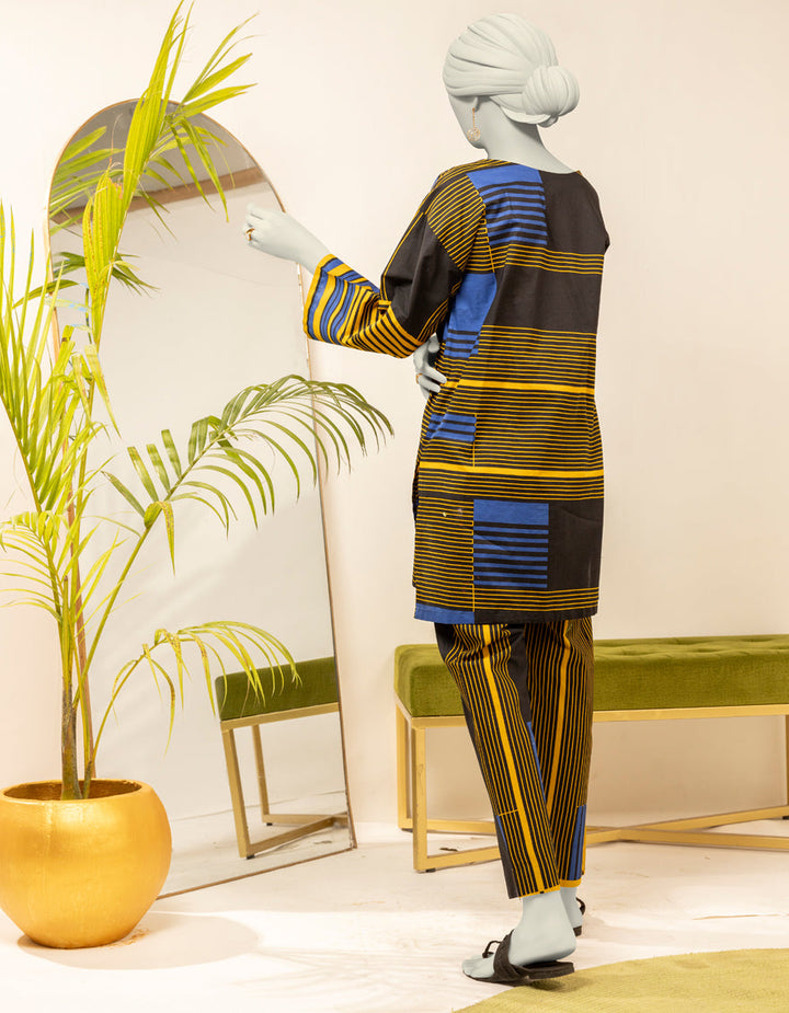 Cambric Black Kurti - J. Junaid Jamshed