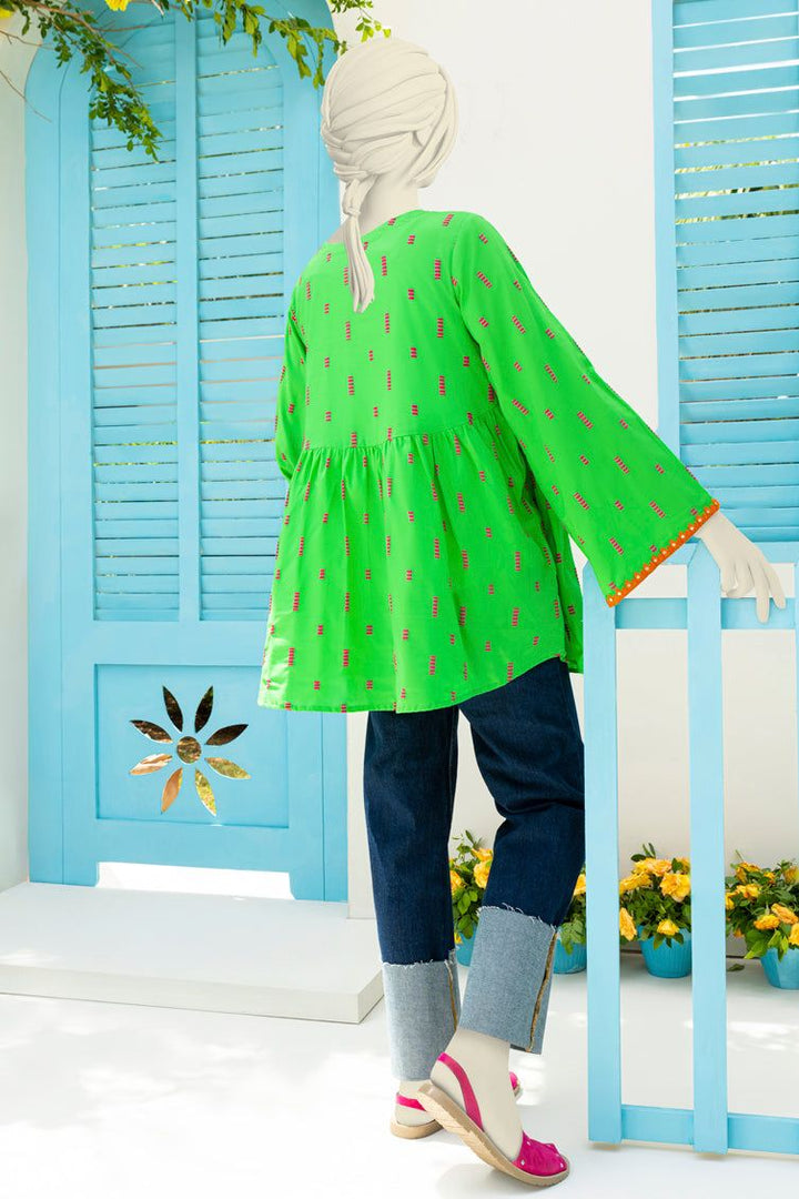 Lawn Light Green Kurti - J. Junaid Jamshed