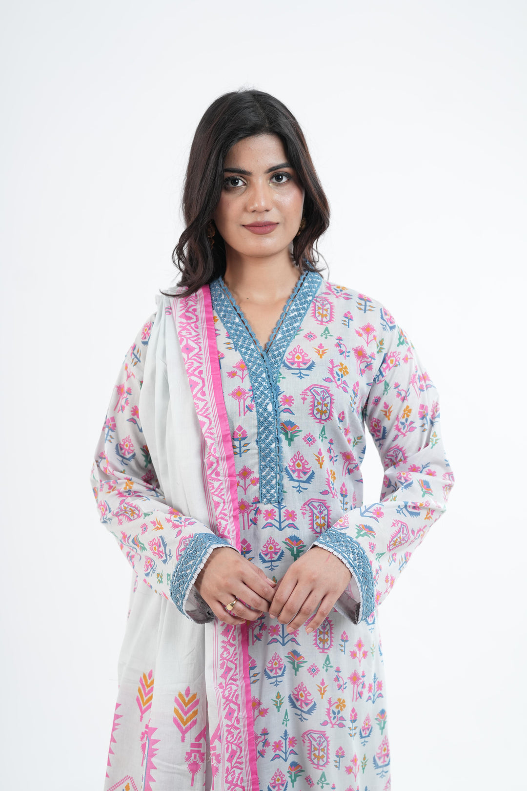 Khaddar Light Purple Stitched Suit - Khaadi