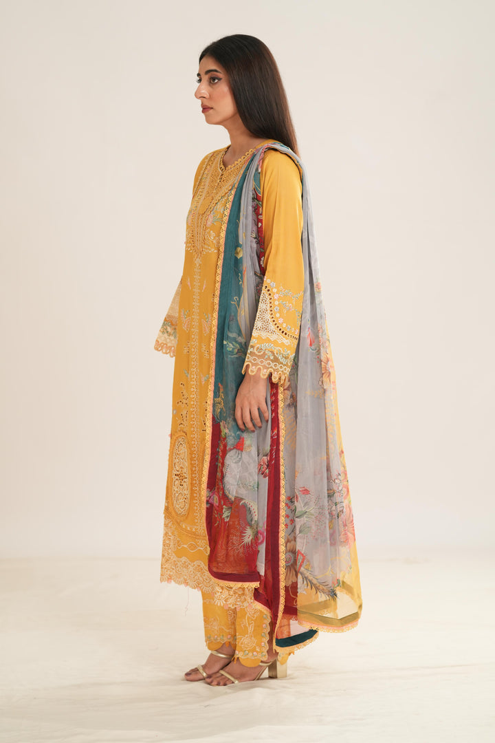 Gleam - Q Line by Qalamkar Stitched