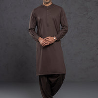 Blended Brown Shalwar Kameez - Almirah