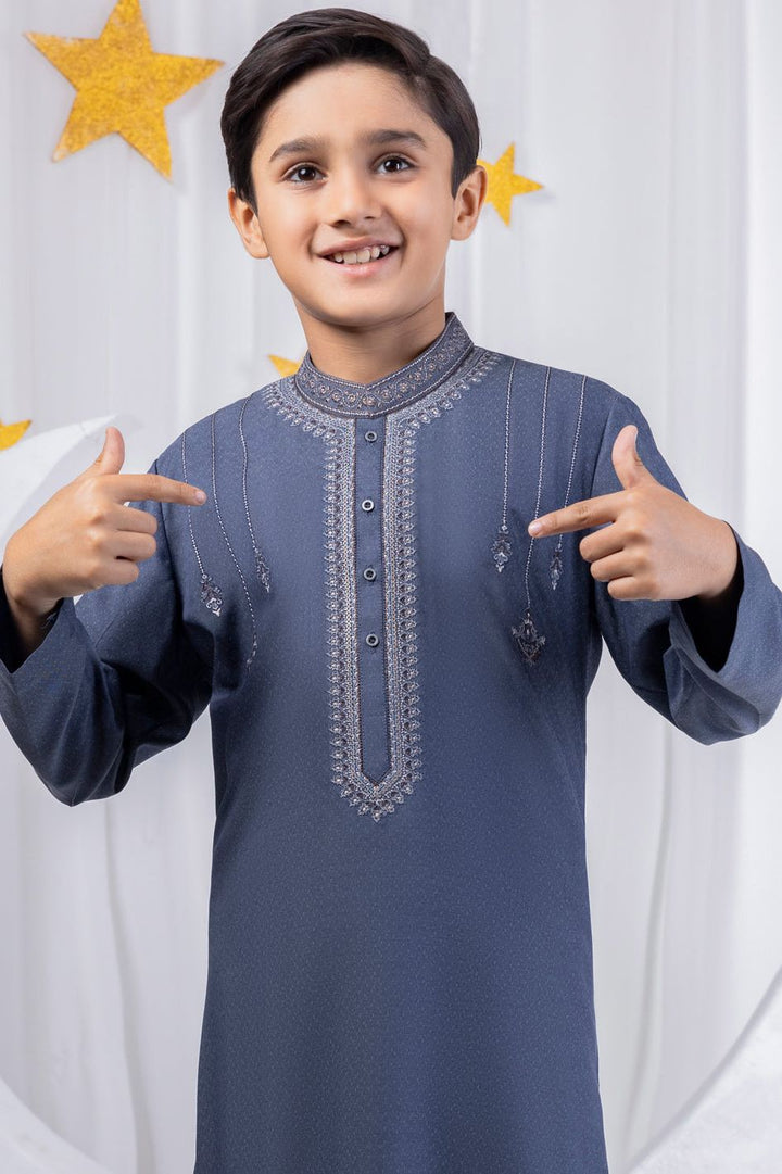 Cotton Grey Special Kurta - J. Junaid Jamshed