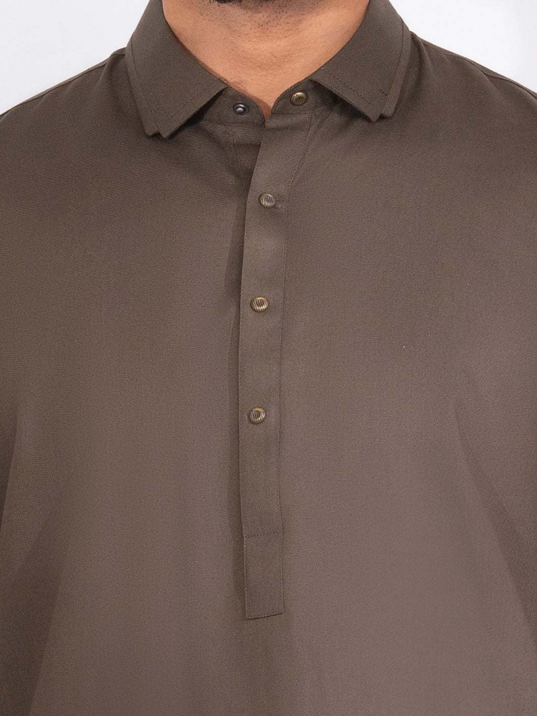 Blended Olive Green Shalwar Kameez - Almirah