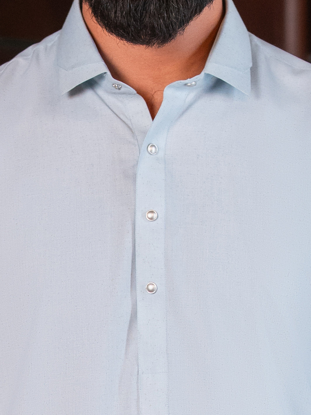 Blended Sky Blue Shalwar Kameez - J. Junaid Jamshed