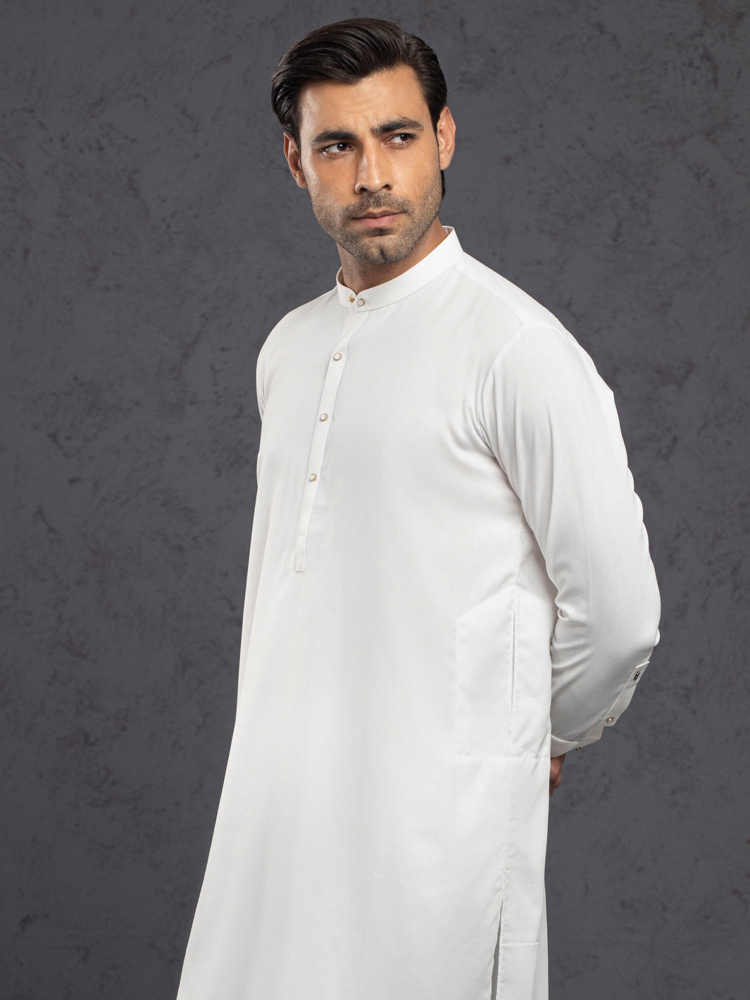 Blended White Kurta Trouser - J. Junaid Jamshed