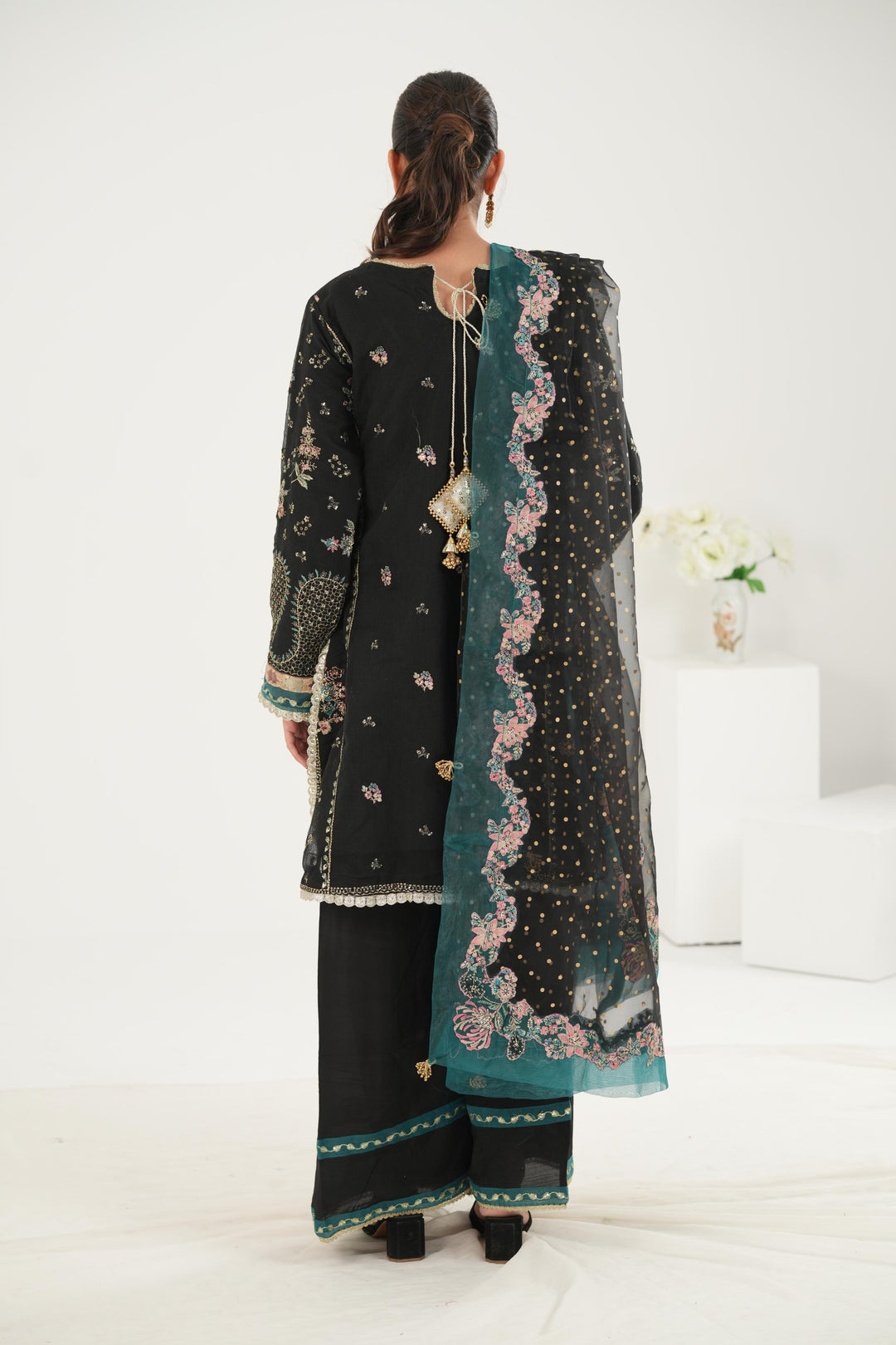 Larosea - Afrozeh La Fuchsia Stitched