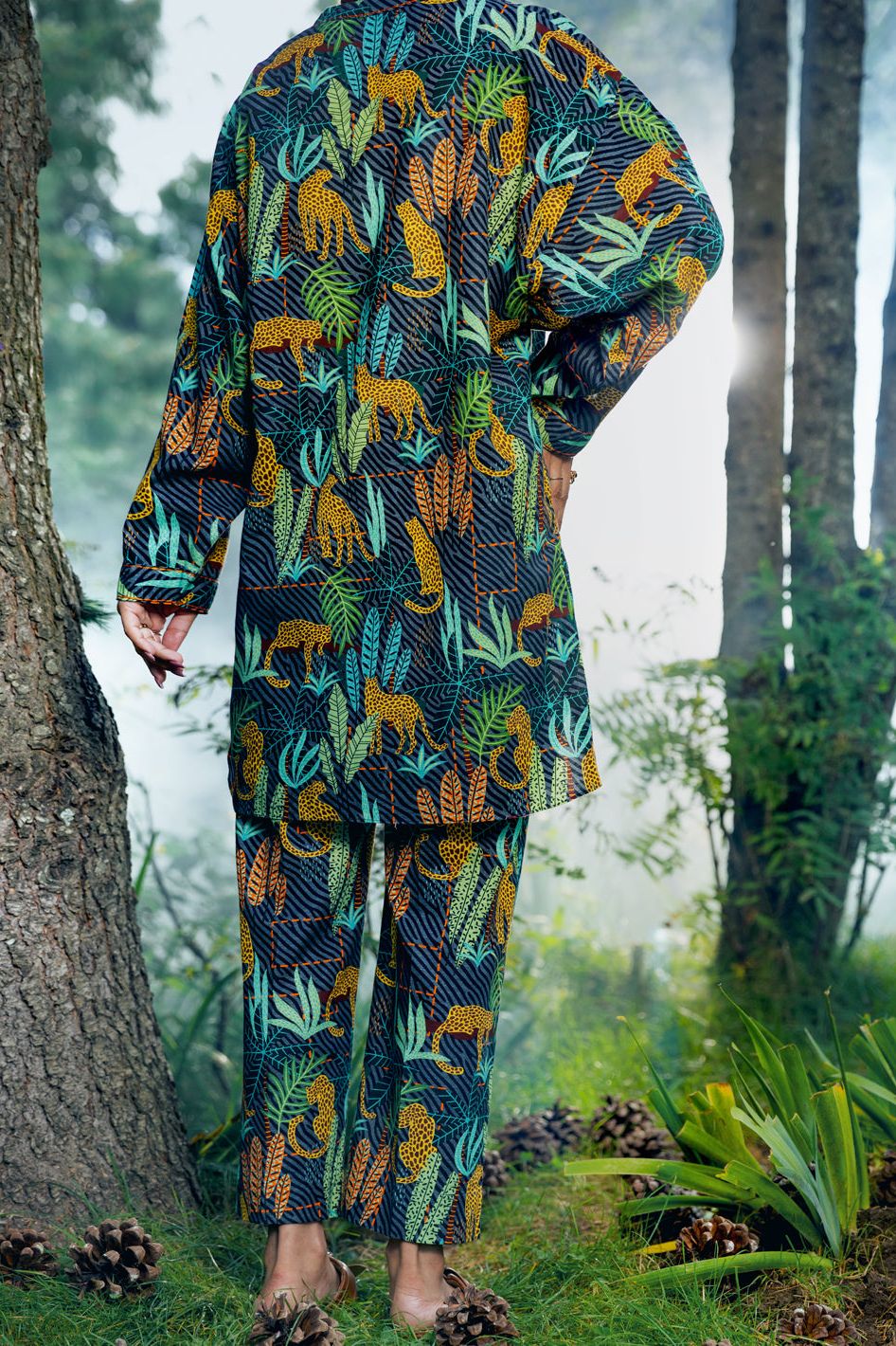 Khaddar Green 2 Piece Suit - Almirah