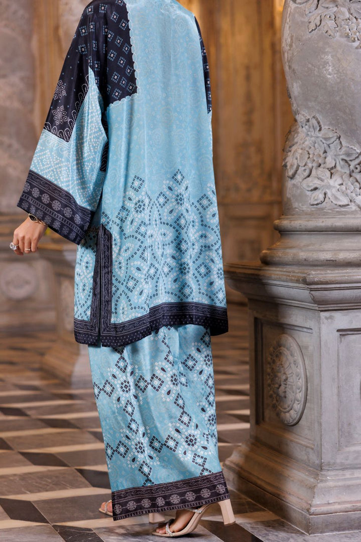 Thai Silk Ice Blue Stitched Suit - Almirah