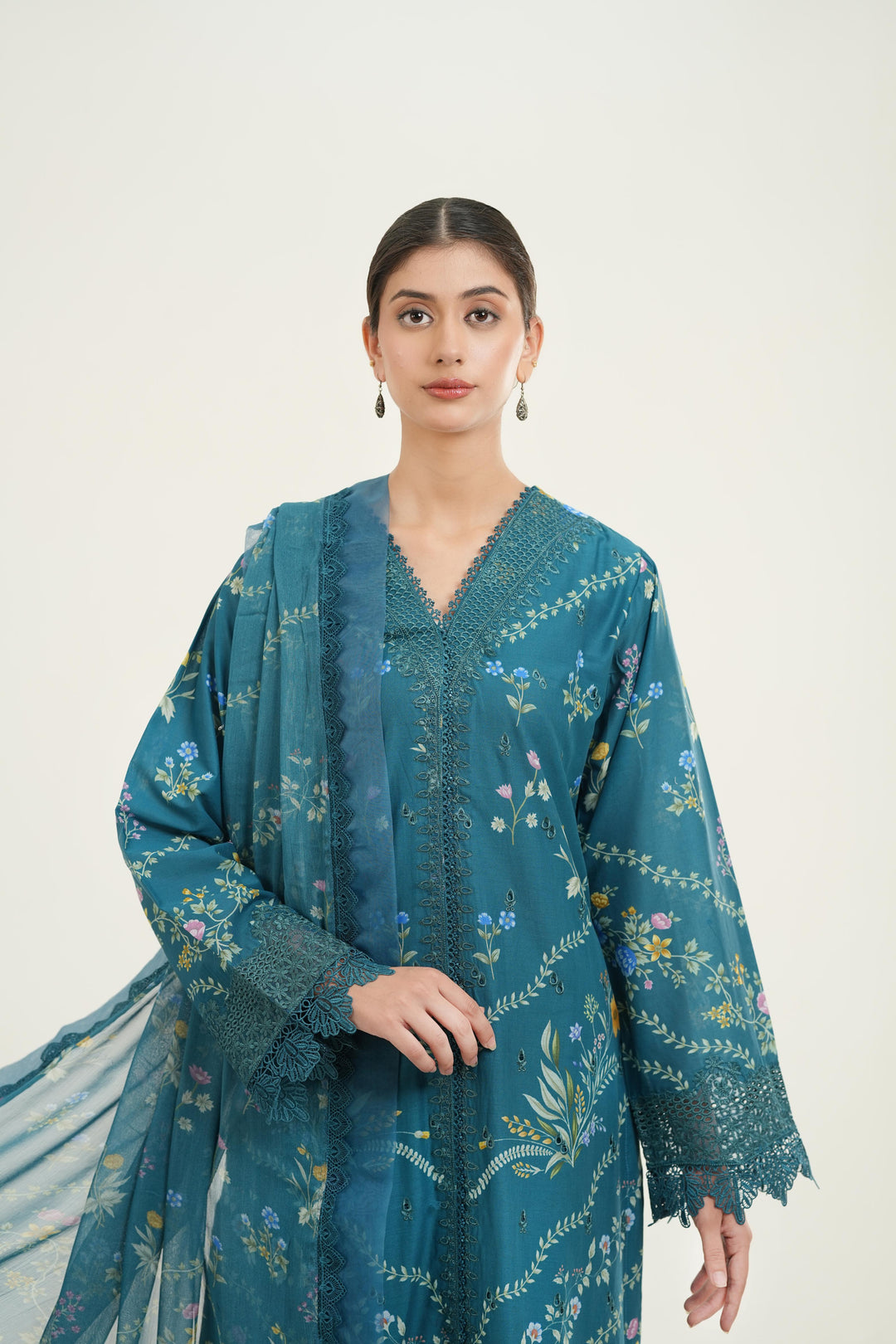 Luem Teal - Afrozeh Haze Summer Edit '26 Stitched