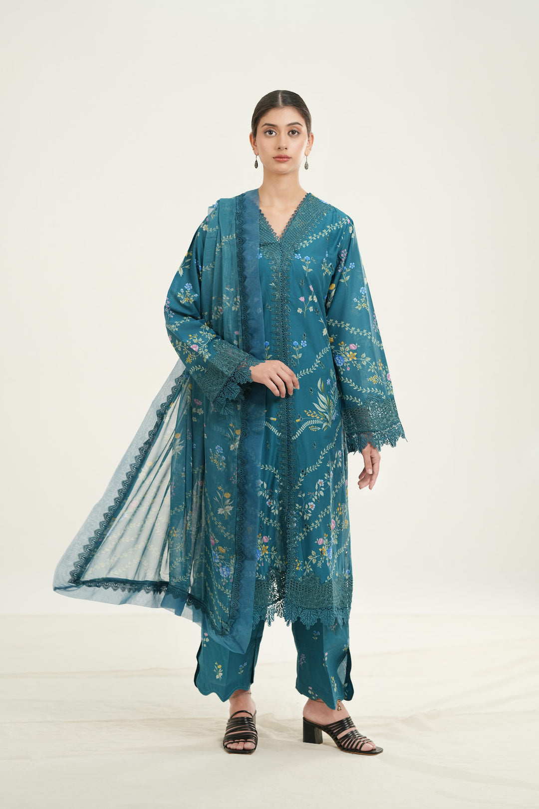 Luem Teal - Afrozeh Haze Summer Edit '26 Stitched