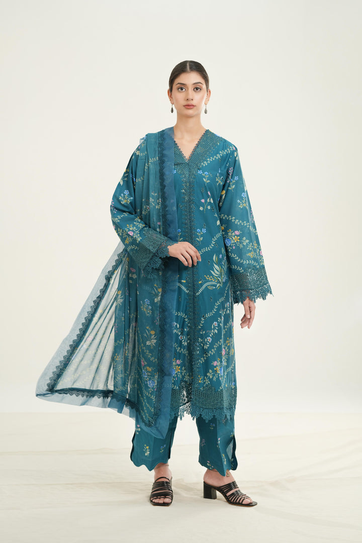 Luem Teal - Afrozeh Haze Summer Edit '26 Stitched