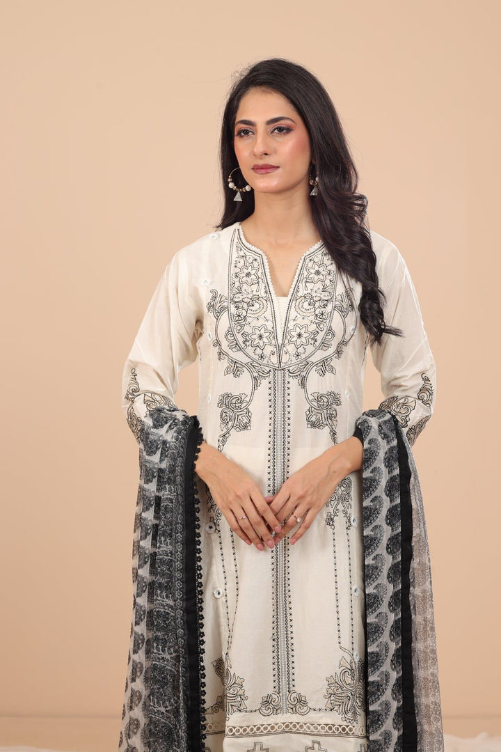 16A Muzlin Summer Stitched - Sana Safinaz