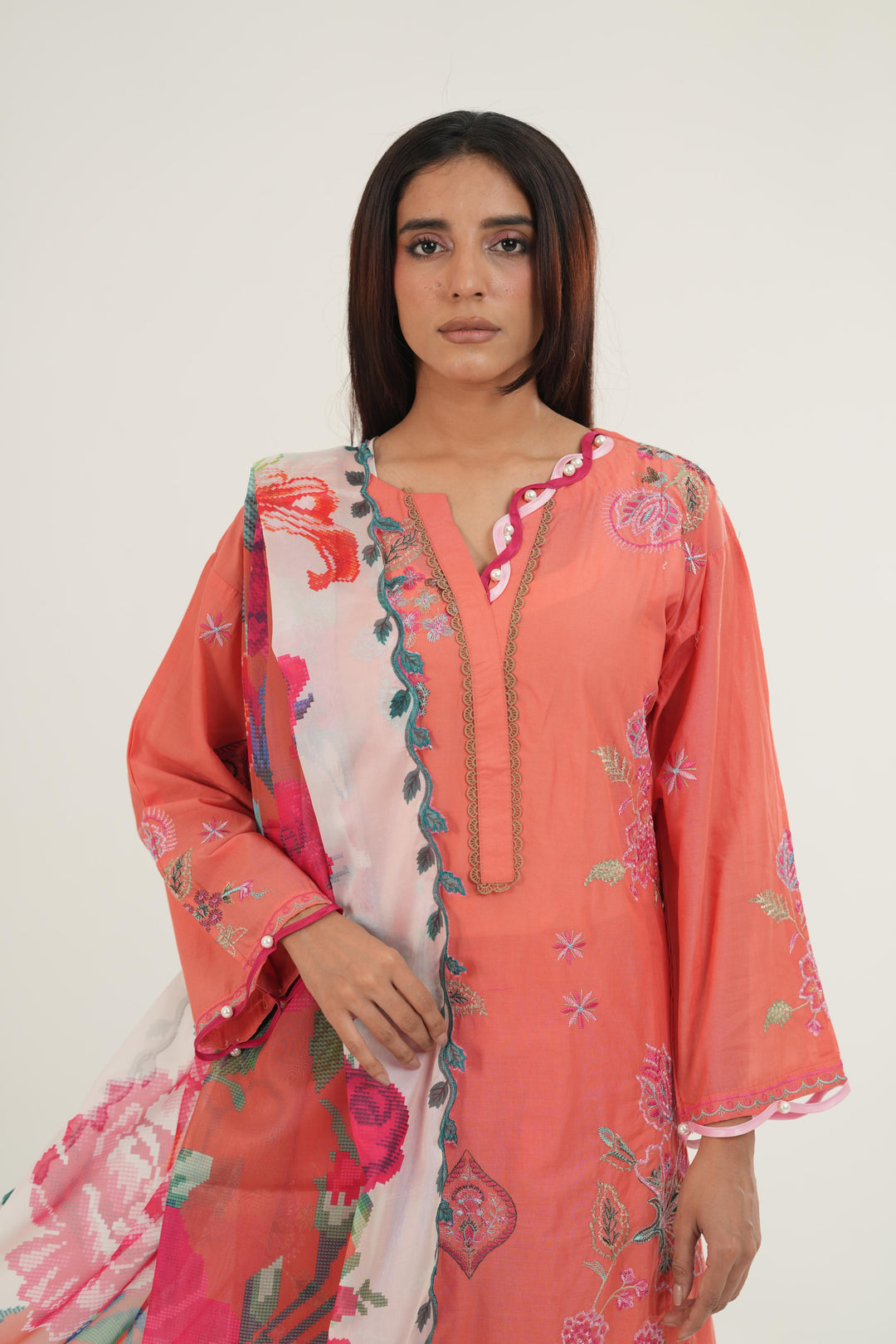 Design 6B - Sana Safinaz Muzlin Stitched