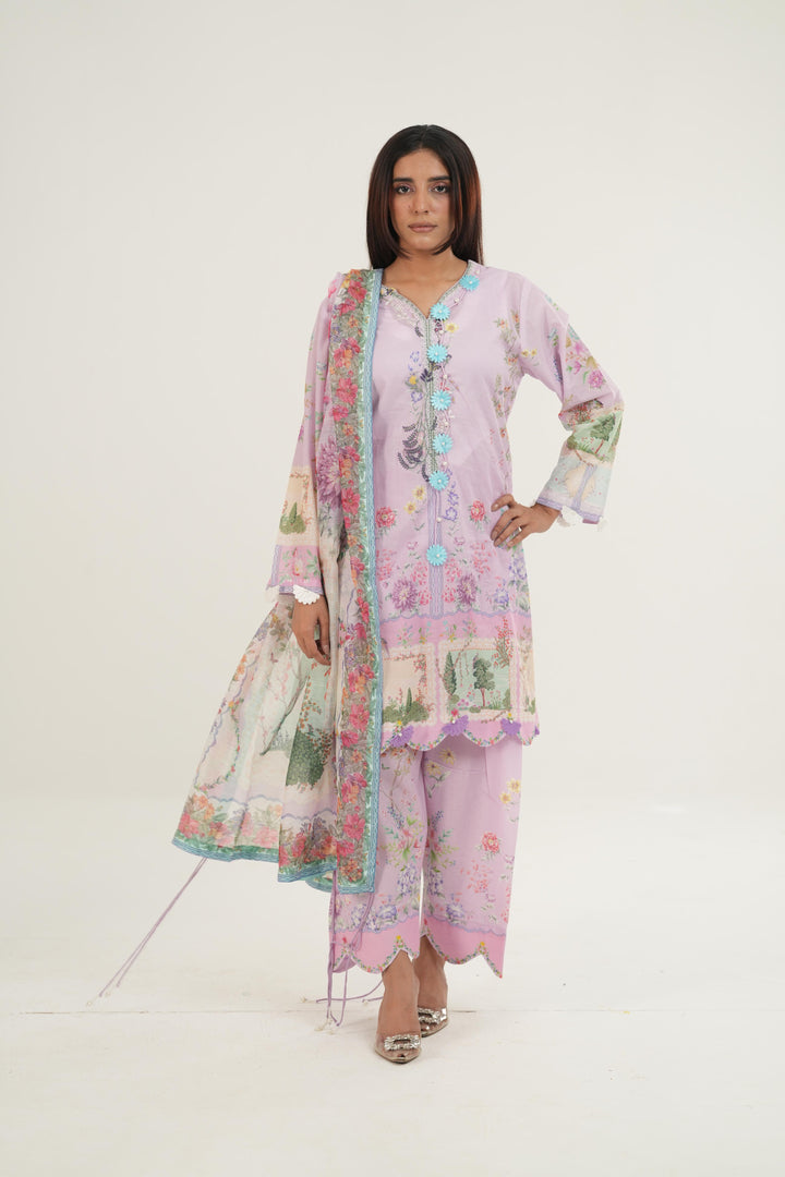 Design 14A - Sana Safinaz Muzlin Stitched