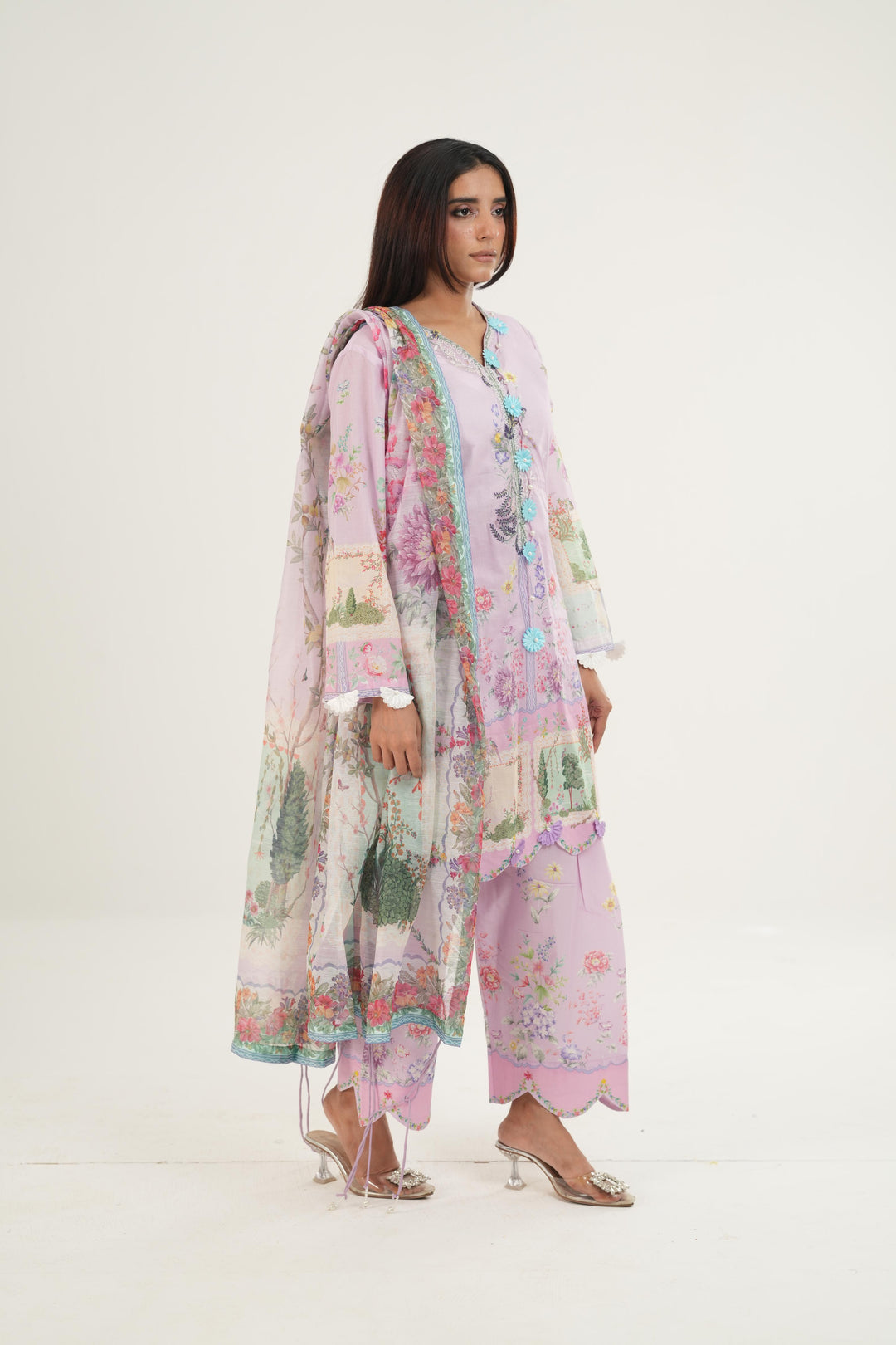 Design 14A - Sana Safinaz Muzlin Stitched