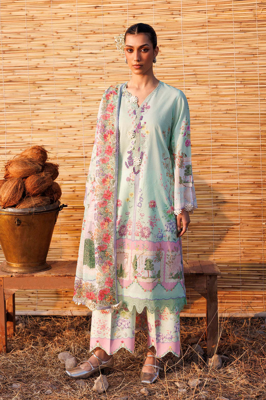 Design 14B - Sana Safinaz Muzlin Stitched
