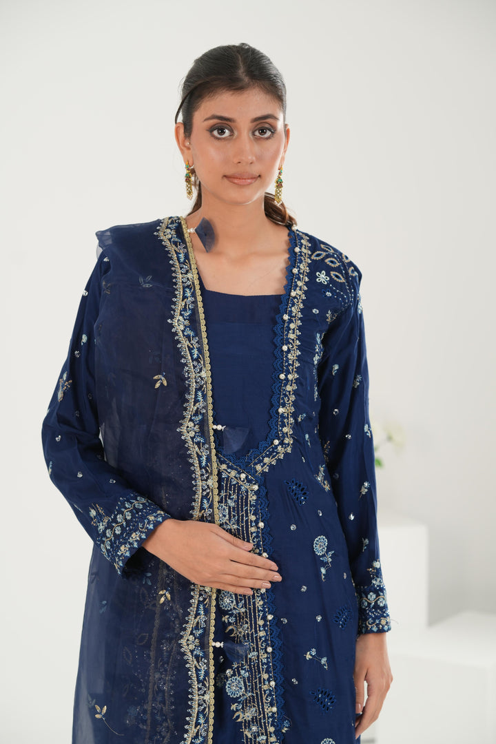 Maison - Afrozeh La Fuchsia Stitched