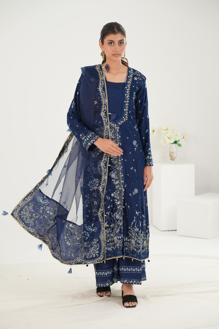 Maison - Afrozeh La Fuchsia Stitched