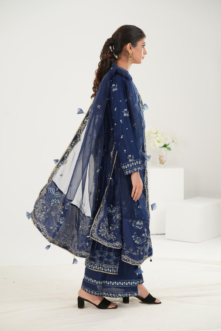 Maison - Afrozeh La Fuchsia Stitched