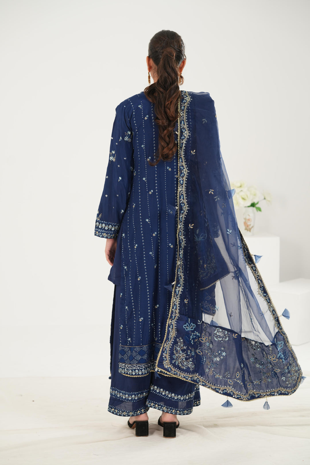 Maison - Afrozeh La Fuchsia Stitched