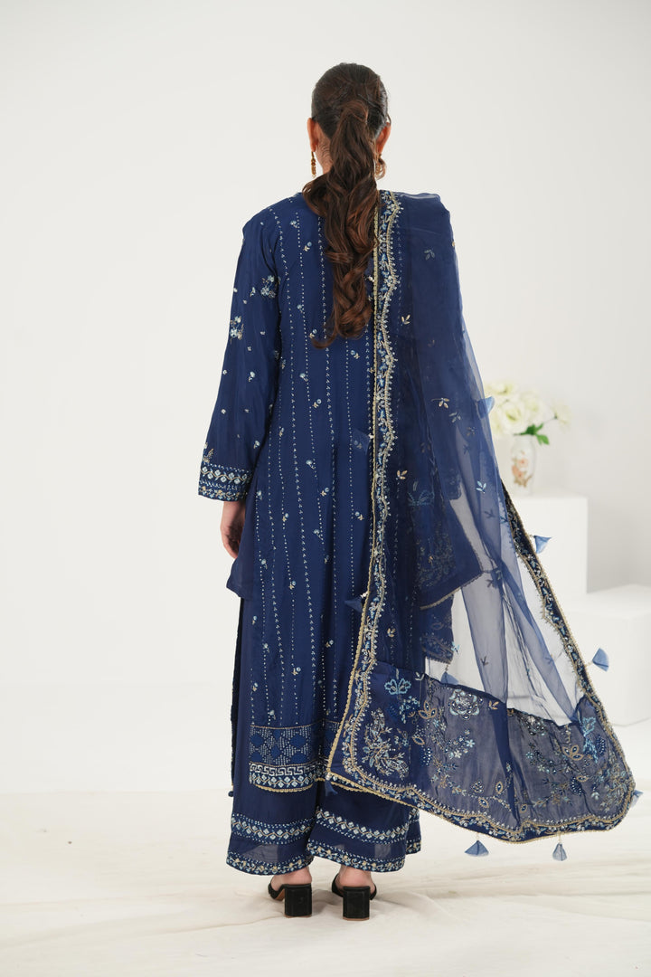 Maison - Afrozeh La Fuchsia Stitched