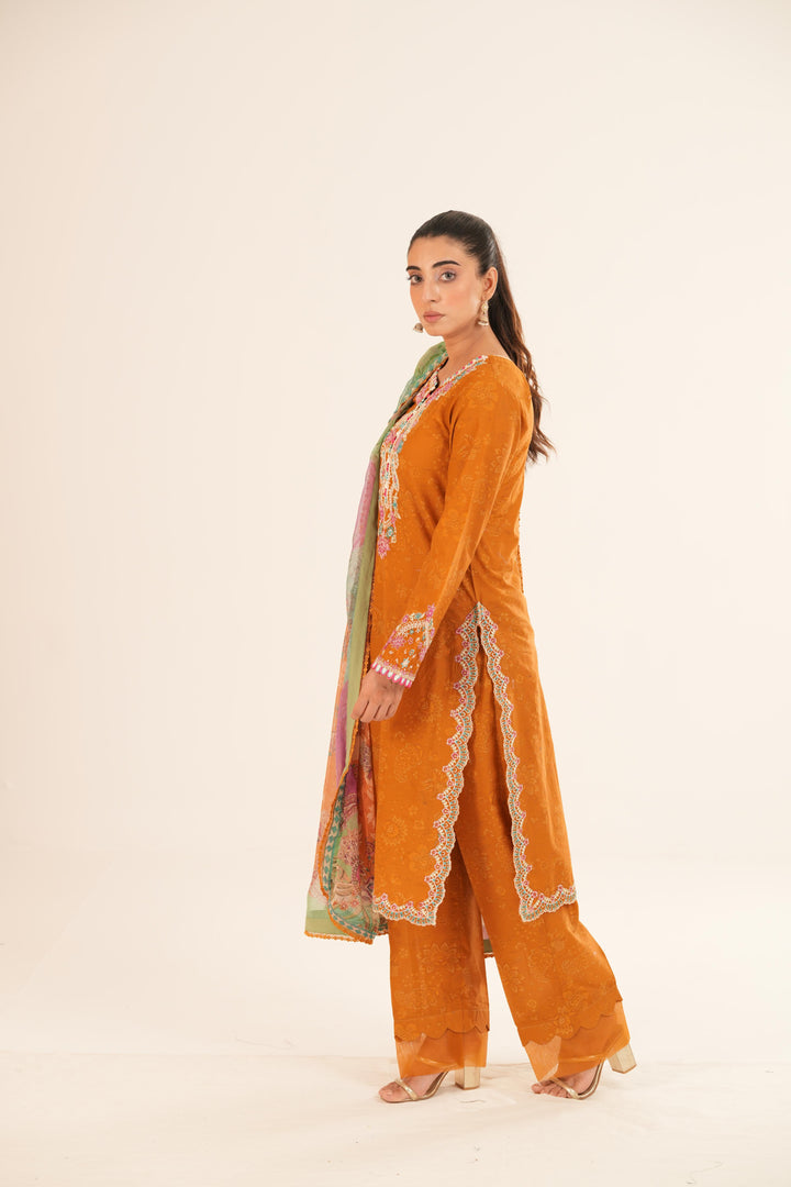 Malisa - Farasha Printed Essentials Stitched