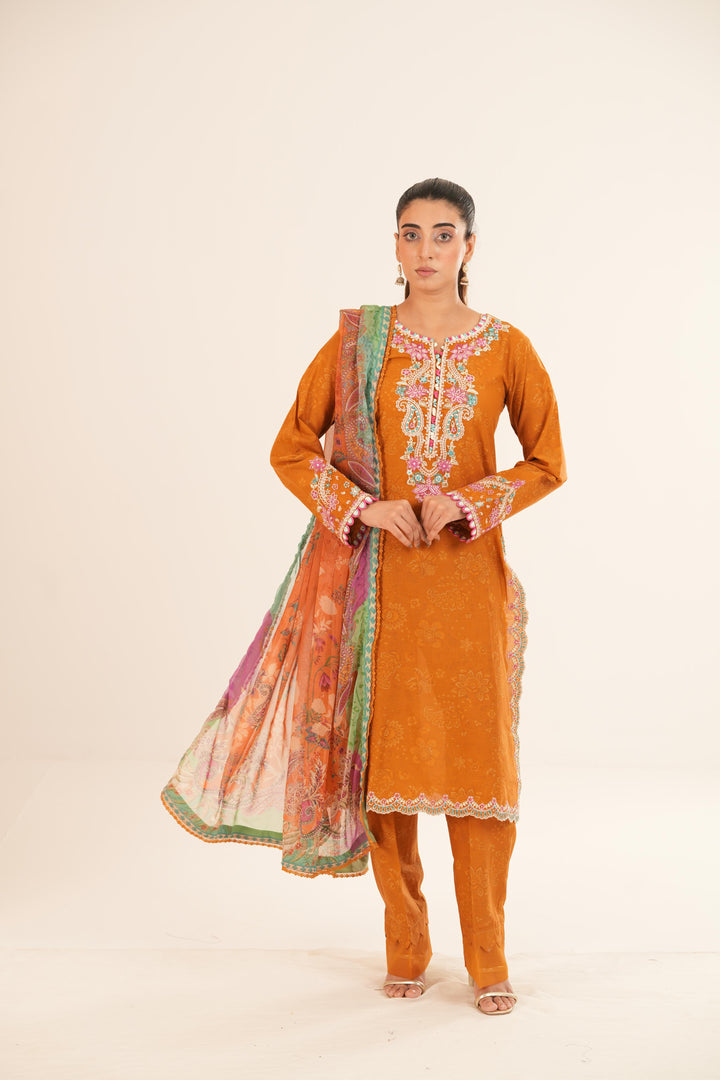 Malisa - Farasha Printed Essentials Stitched