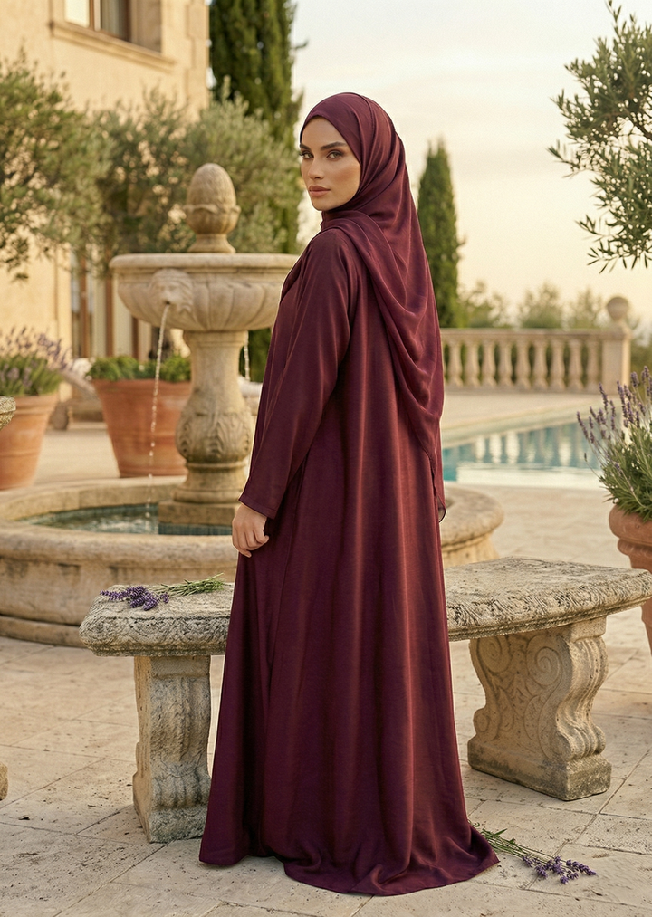 Maroon Wonder Abaya
