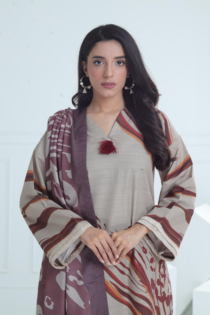 Design 10A - Maria B M Basic Winter Stitched