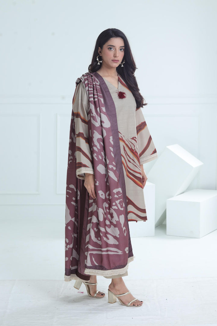 Design 10A - Maria B M Basic Winter Stitched
