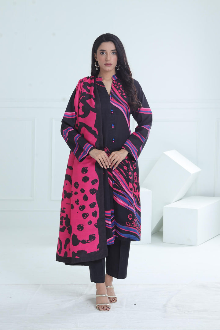 Design 10B - Maria B M Basic Winter Stitched