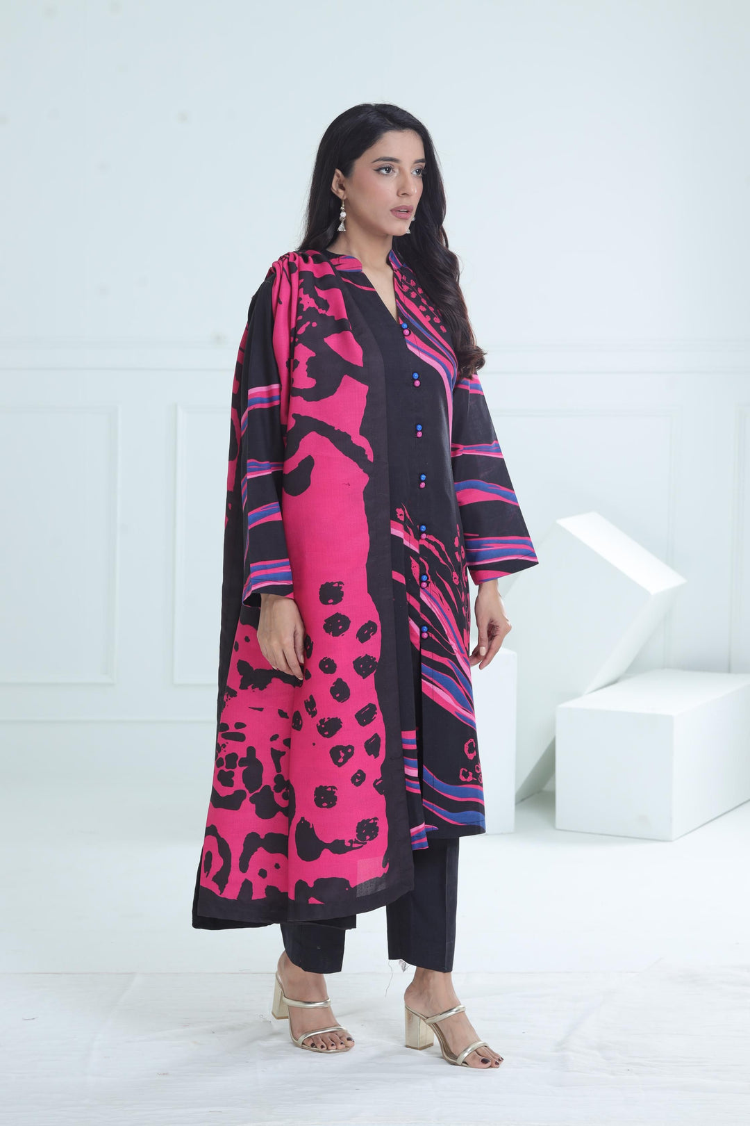 Design 10B - Maria B M Basic Winter Stitched