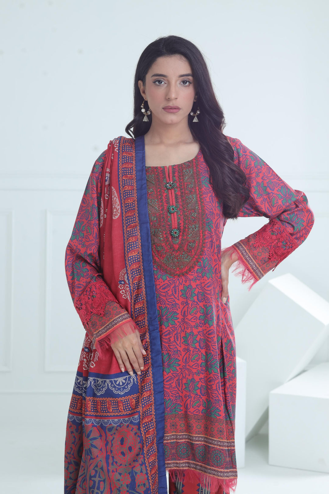 Design 11B - Maria B M Basic Winter Stitched
