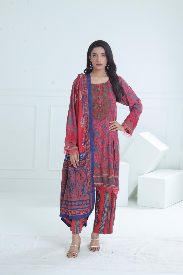 Design 11B - Maria B M Basic Winter Stitched