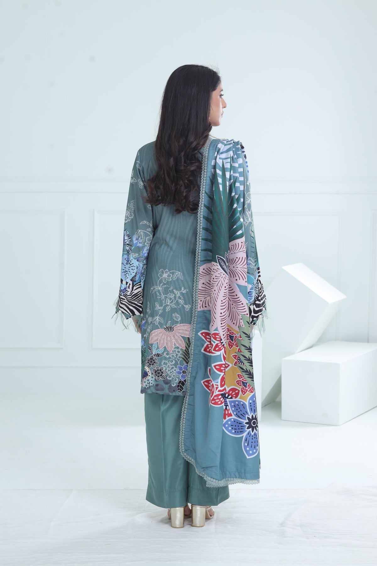 Design 12B - Maria B M Basic Winter Stitched