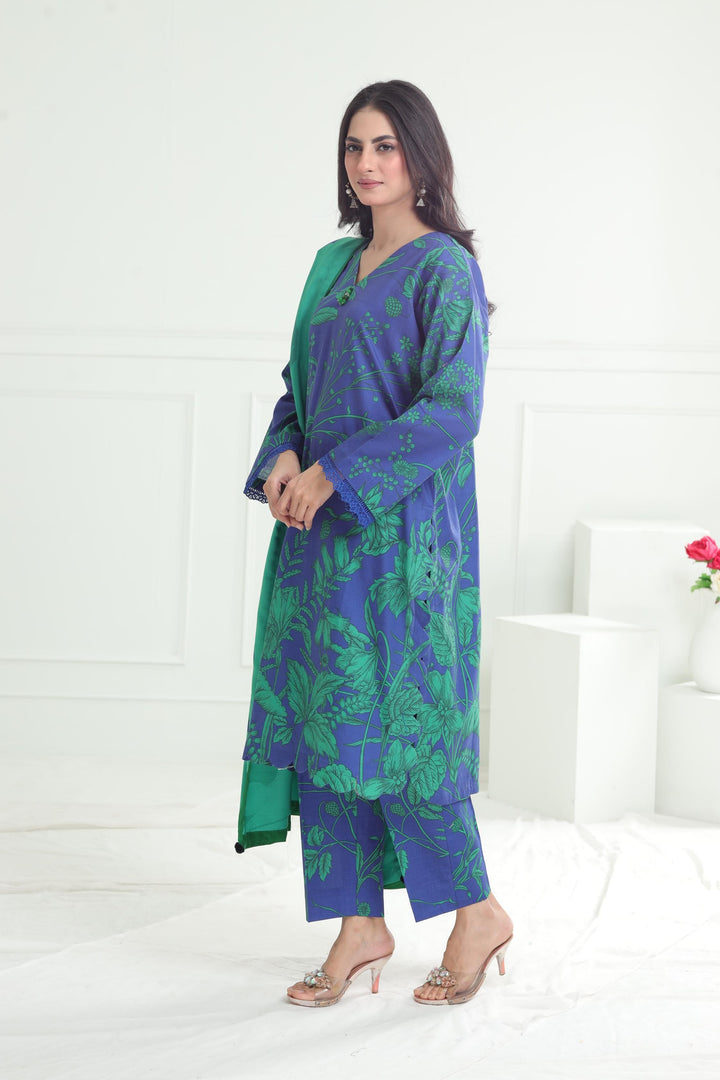 Design 1B - Maria B M Basic Winter Stitched