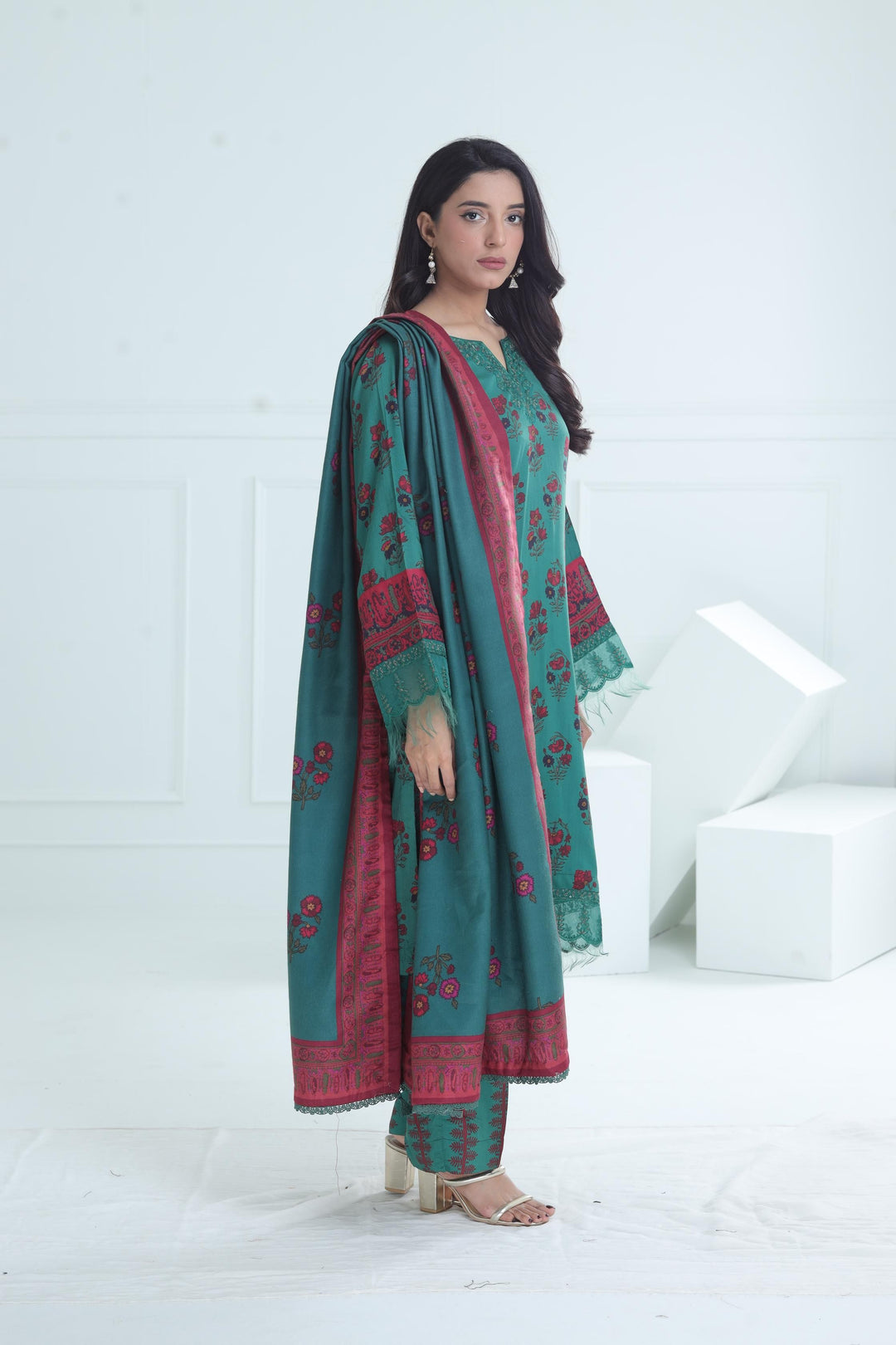 Design 2B - Maria B M Basic Winter Stitched