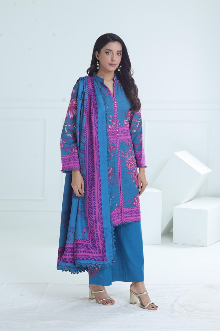 Design 3B - Maria B M Basic Winter Stitched