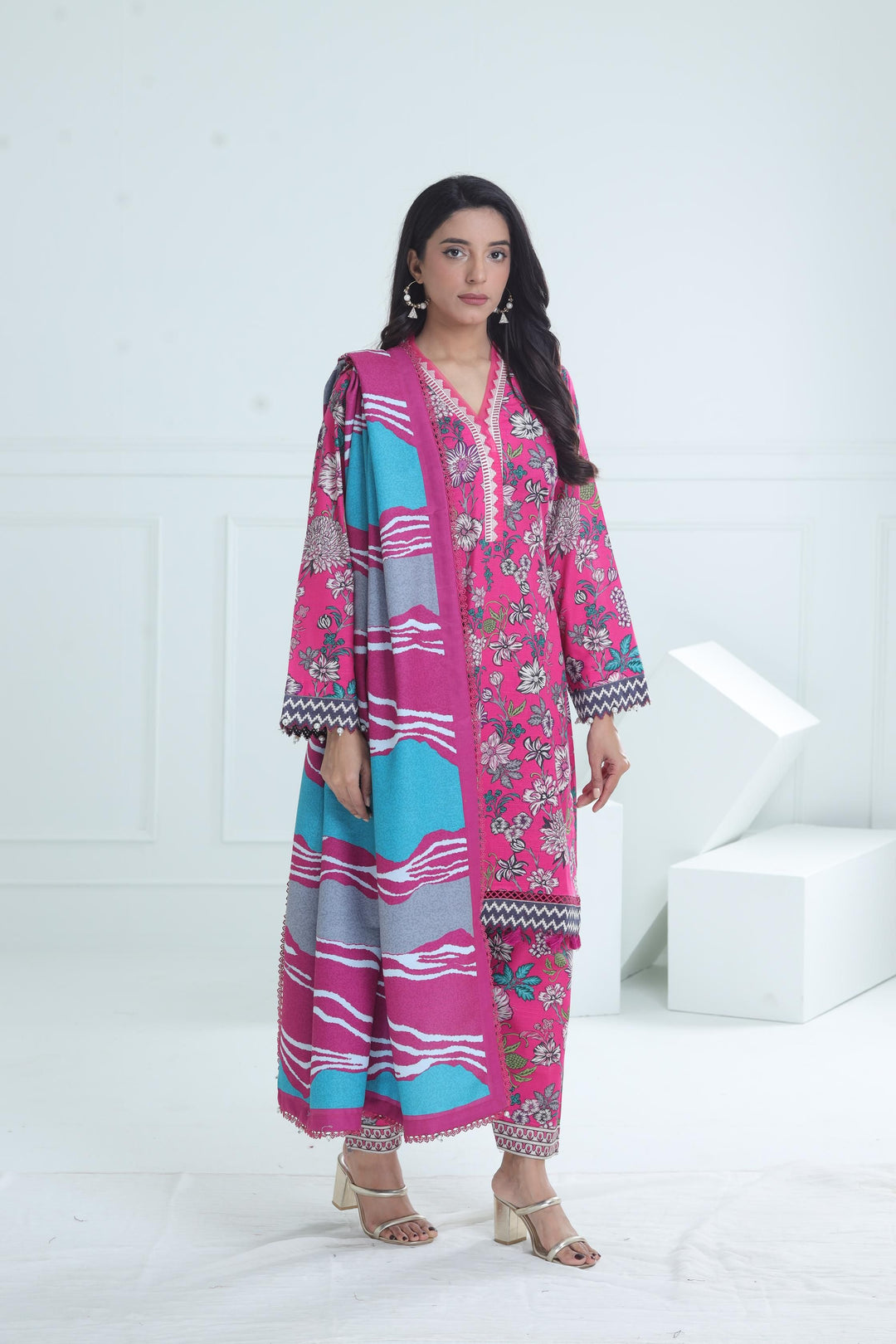 Design 4A - Maria B M Basic Winter Stitched