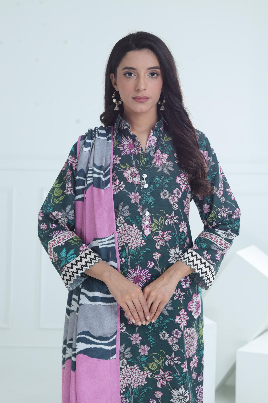 Design 4B - Maria B M Basic Winter Stitched