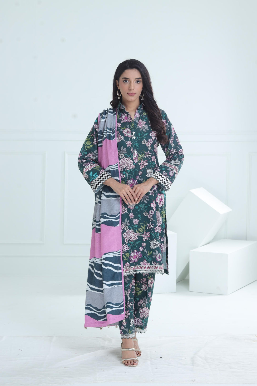 Design 4B - Maria B M Basic Winter Stitched