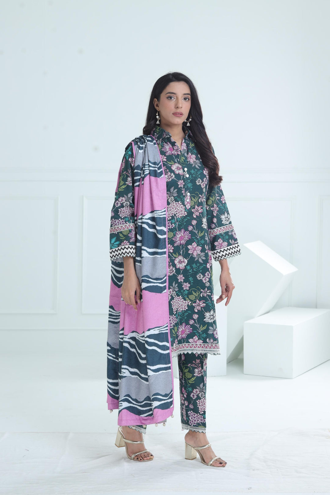 Design 4B - Maria B M Basic Winter Stitched