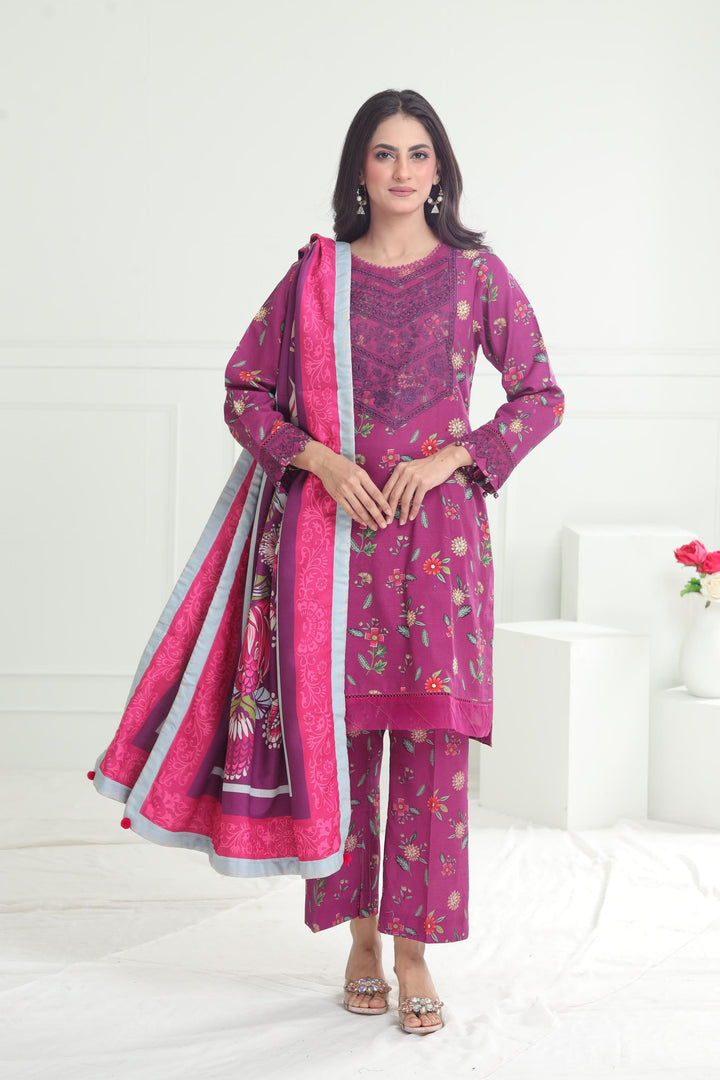 Design 5A - Maria B M Basic Winter Stitched
