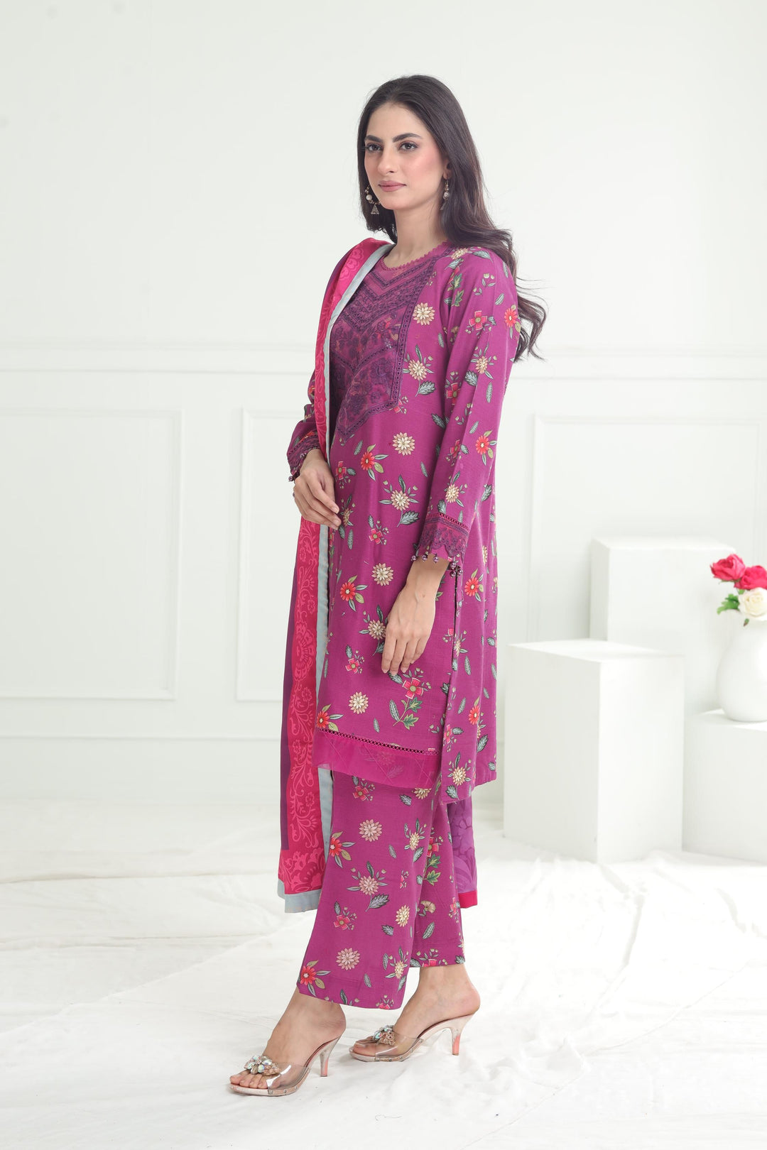 Design 5A - Maria B M Basic Winter Stitched