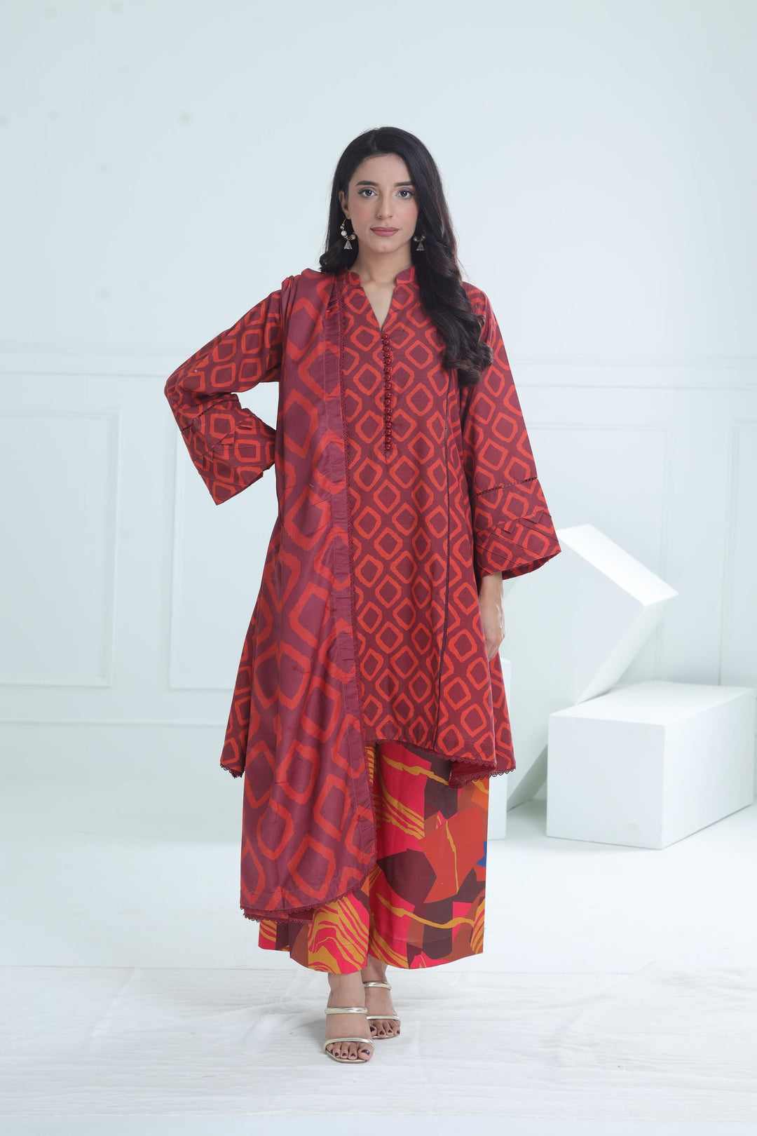 Design 6B - Maria B M Basic Winter Stitched