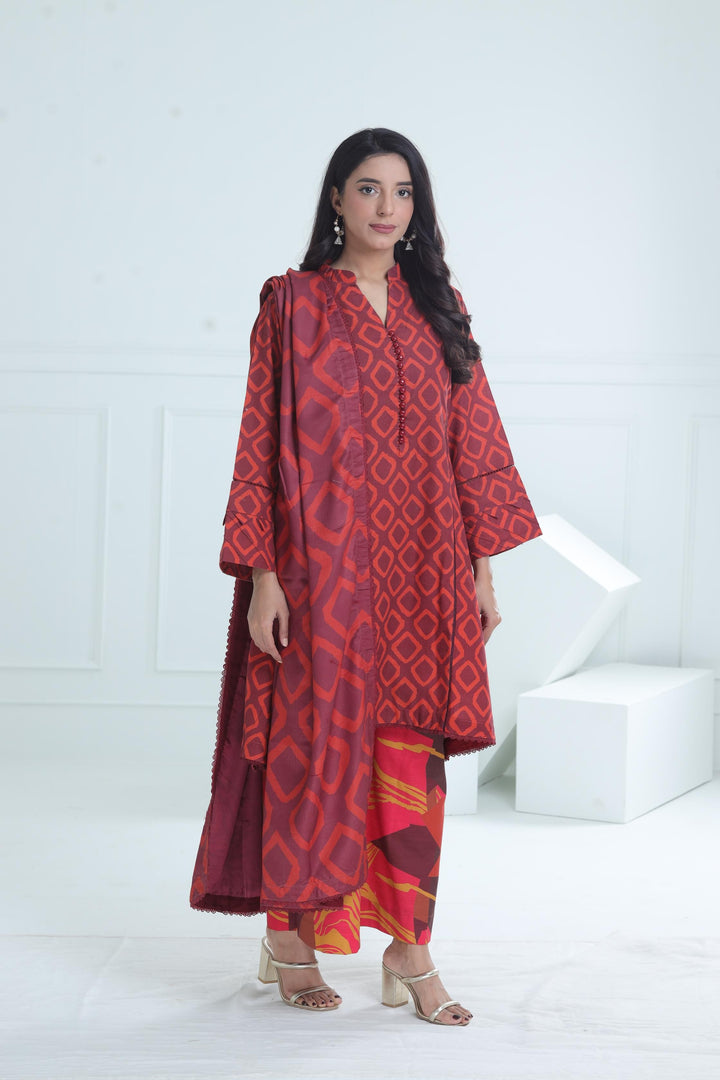 Design 6B - Maria B M Basic Winter Stitched